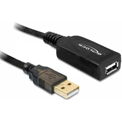 DeLOCK 20m USB 2.0 USB cable Black