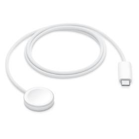 Apple MT0H3ZM A Ladegerät für Mobilgeräte Smartwatch Weiß USB Kabelloses Aufladen Schnellladung Indoor