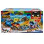Hot Wheels Monster Trucks Arena Smashers Color Shifters 5-Alarm Rescu Playset