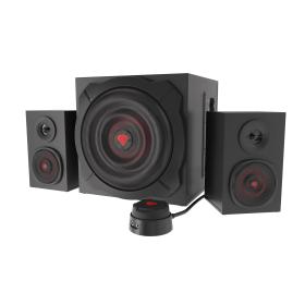 GENESIS Helium 610BT speaker set 60 W Speaker set unit Black, Red 2.1 channels Bluetooth