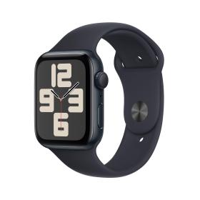 Apple Watch SE GPS 44mm Midnight Aluminium Case with Midnight Sport Band - S M
