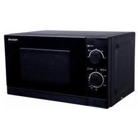 Sharp Home Appliances R-200BKW forno a microonde Superficie piana 20 L 800 W Nero