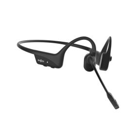 SHOKZ OpenComm2 Wireless Bluetooth Bone Conduction Videoconferencing Headset | 16 Hr Talk Time, 29m Wireless Range, 1 Hr Charge