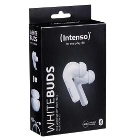 Intenso White Buds T302A Headphones In-ear Calls Music Sport Everyday