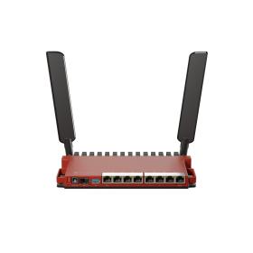 Mikrotik L009UiGS-2HaxD-IN routeur sans fil Gigabit Ethernet Monobande (2,4 GHz) Rouge