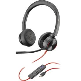 POLY Blackwire 8225 Headset Wired Head-band Office Call center USB Type-C Black