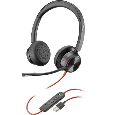 POLY Blackwire 8225 Headphones Wired Head-band Office Call center USB Type-A Black