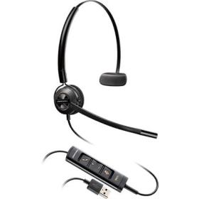 POLY EncorePro 545 Kopfhörer Kabelgebunden Kopfband Büro Callcenter Schwarz