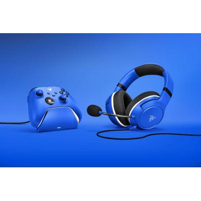 Razer Essential Duo Bundle Auriculares Alámbrico Diadema Juego Base de carga Azul