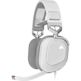 Corsair HS80 RGB USB Kopfhörer Kabelgebunden Handgeführt Gaming Weiß