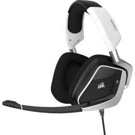 Corsair VOID ELITE USB Kopfhörer Kabelgebunden Kopfband Gaming Schwarz, Weiß