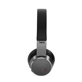 Lenovo ThinkPad X1 Kopfhörer Kabellos Kopfband Anrufe Musik Bluetooth Schwarz, Grau, Silber