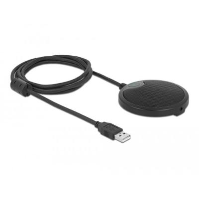DeLOCK Microphone condenseur unidirectionnel USB pour les conférences
