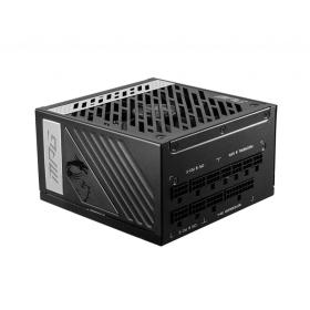 MSI MPG A1000G UK PSU '1000W, 80 Plus Gold certified, Fully Modular, 100% Japanese Capacitor, Flat Cables, ATX Power Supply