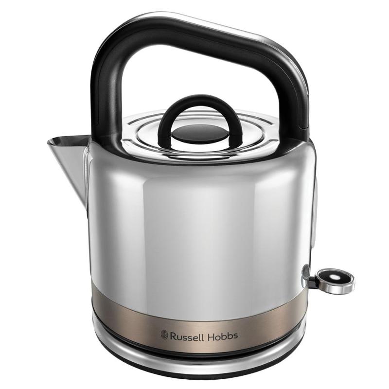 ▷ Russell Hobbs 26422-70 bollitore elettrico 1,5 L 1350 W Stainless steel,  Titanio