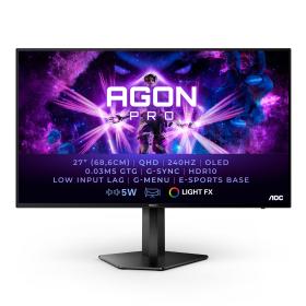 AOC AG276QZD computer monitor 67.3 cm (26.5") 2560 x 1440 pixels Quad HD OLED Black