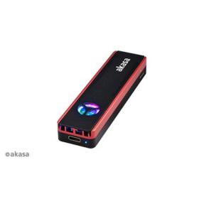 Akasa AK-ENU3M2-06 caja para disco duro externo Caja externa para unidad de estado sólido (SSD) Negro M.2