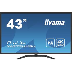 iiyama ProLite X4373UHSU-B1 computer monitor 108 cm (42.5") 3840 x 2160 pixels 4K Ultra HD Black
