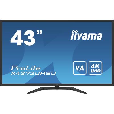 iiyama ProLite X4373UHSU-B1 Computerbildschirm 108 cm (42.5") 3840 x 2160 Pixel 4K Ultra HD Schwarz
