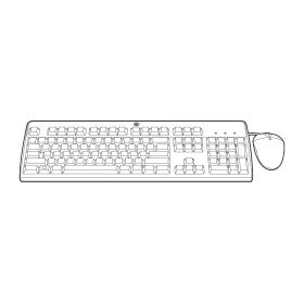 HPE 631362-B21 Tastatur Maus enthalten USB QWERTY Italienisch Schwarz