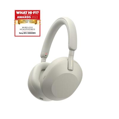 ▷ Sony WH-1000XM5 Auriculares Inalámbrico y alámbrico Diadema  Llamadas/Música Bluetooth Plata, Blanco
