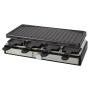 Bomann RG 6039 CB raclette grill 8 person(s) 1400 W Black, Stainless steel