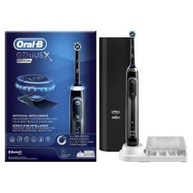 Oral-B Genius 80324896 Elektrische Zahnbürste Erwachsener Rotierende-vibrierende Zahnbürste Schwarz