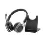 Grandstream Networks GUV3050 écouteur casque Sans fil Arceau Bureau Centre d'appels USB Type-A Bluetooth Noir, Argent