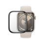 PanzerGlass ™ Displayschutz Full Body Apple Watch Series 9 mit D3O | 45mm | Schwartz
