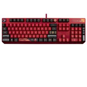 ASUS XA13 ROG STRIX SCOPE RX EVA02/RD/US teclado USB Negro, Rojo
