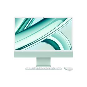 Apple iMac Apple M 59,7 cm (23.5") 4480 x 2520 pixels 8 Go 512 Go SSD PC All-in-One macOS Sonoma Wi-Fi 6E (802.11ax) Vert