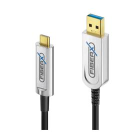 PureLink FX-I530-015 câble USB 15 m USB 3.2 Gen 2 (3.1 Gen 2) USB C USB A Noir