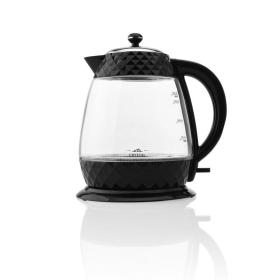 Eta Crystal electric kettle 1.7 L 2200 W Black, Transparent