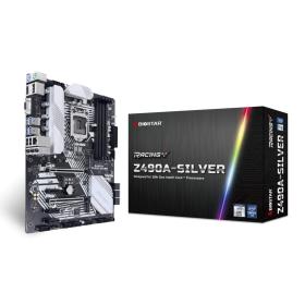Biostar Z490A-SILVER Motherboard Intel Z490 LGA 1200 (Socket H5) ATX
