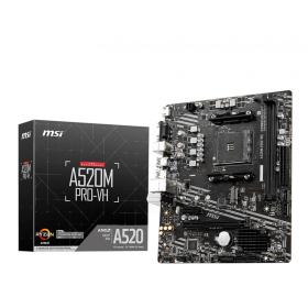 MSI A520M PRO-VH placa base AMD A520 Zócalo AM4 micro ATX
