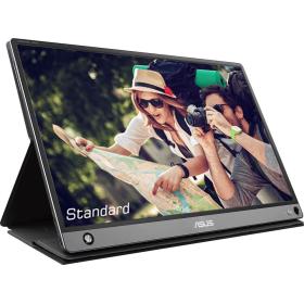 ASUS MB16AMT pantalla para PC 39,6 cm (15.6") 1920 x 1080 Pixeles Full HD LED Pantalla táctil Multi-usuario Negro, Gris