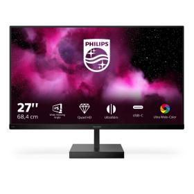 Philips C Line 276C8 00 écran plat de PC 68,6 cm (27") 2560 x 1440 pixels Quad HD LCD Noir