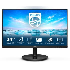 Philips V Line 241V8L 00 LED display 60,5 cm (23.8") 1920 x 1080 Pixeles Full HD Negro