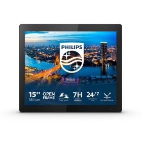 Philips B Line 152B1TFL 00 pantalla para PC 38,1 cm (15") 1024 x 768 Pixeles LED Pantalla táctil Negro