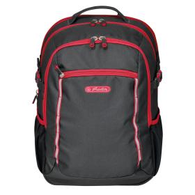 Herlitz Ulitmate Black Red backpack School backpack Black, Red Polyethylene terephthalate (PET)