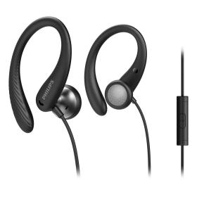 Philips TAA1105BK 00 headphones headset Wired Ear-hook, In-ear Sports Black