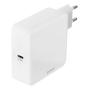 Deltaco USBC-AC140 mobile device charger Laptop, Smartphone, Tablet White AC Indoor