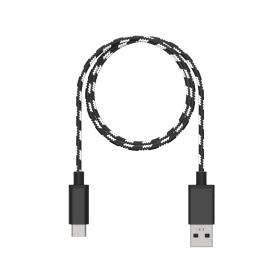 Fairphone USB-C 2.0 CABLE v2 câble USB 1,2 m USB 2.0 USB A USB C Noir, Blanc