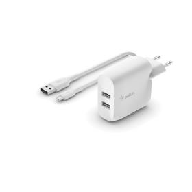 Belkin WCE002VF1MWH mobile device charger Universal White AC Indoor