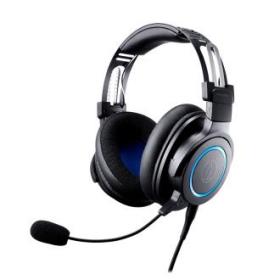 Audio-Technica ATH-G1 auricular y casco Auriculares Alámbrico Diadema Juego Negro, Azul