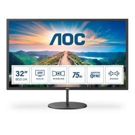 AOC V4 Q32V4 Computerbildschirm 80 cm (31.5") 2560 x 1440 Pixel 2K Ultra HD LED Schwarz