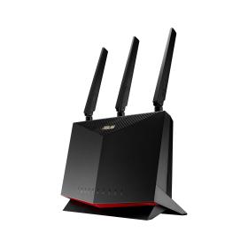 ASUS 4G-AC86U router inalámbrico Gigabit Ethernet Doble banda (2,4 GHz   5 GHz) Negro