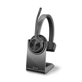 POLY Voyager 4310 UC Headset Wireless Head-band Office Call center USB Type-A Bluetooth Charging stand Black