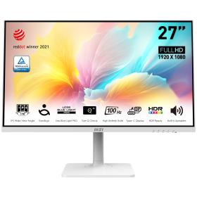 ▷ MSI Modern MD2712PW écran plat de PC 68,6 cm (27") 1920 x 1080 pixels Full HD LCD Blanc | Trippodo