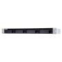 QNAP TL-R400S Speicherlaufwerksgehäuse HDD   SSD-Gehäuse Schwarz, Grau 2.5 3.5"